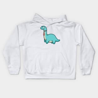 Cute dino, Professional long neck, Dinosaurus. Kids Hoodie